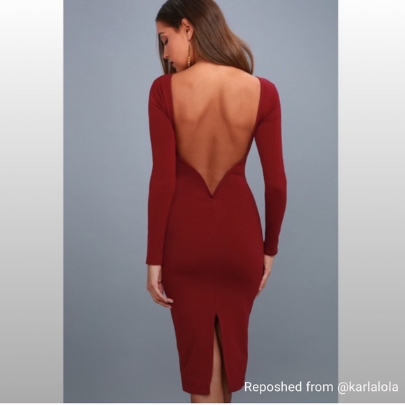 Lulus Backless midi dress - Picture 10 of 10